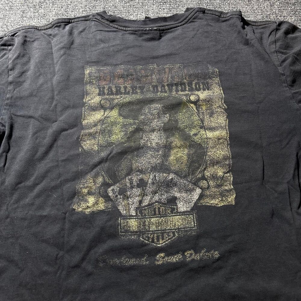 Harley-davidson Men's Black T-shirt